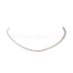 Colliers de perles d'imitation acrylique avec perles de rocaille en verre pour femmes&nbsp;NJEW-JN04132