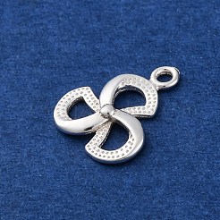 925 breloques trèfle en argent sterling&nbsp;STER-D301-02S-02
