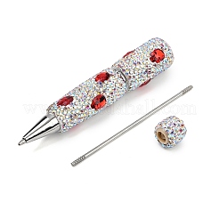 Stylo à bille en pâte polymère avec strass&nbsp;OFST-D300-01P-B
