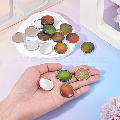 10 pz 304 ciondolo cabochon in acciaio inox&nbsp;DIY-TA0015-76A