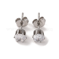 3 Paar 3 Stile Weihnachten 304 Edelstahl Creolen & Ohrstecker Set für Frauen&nbsp;EJEW-K279-11A-P