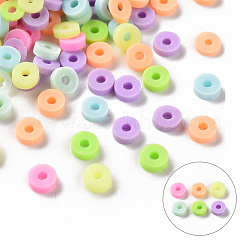 Chapelets de perle en pâte polymère manuel&nbsp;CLAY-R089-4mm-T03C