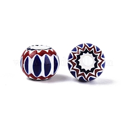 Handgefertigte Millefiori-Glas-Unterlegscheibe-Perlen&nbsp;LA-N002-11A