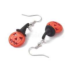Turchese sintetico orecchini pendenti&nbsp;EJEW-JE05794
