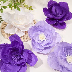 1 Beutel Kunstblumen aus Krepppapier&nbsp;DIY-SC0032-64B