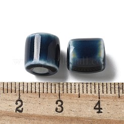 Perles en porcelaine manuelles&nbsp;X1-PORC-L080-I04