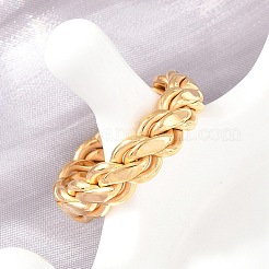 Anillos de acero inoxidable 304 con forma de cadena trenzada retorcida para hombre&nbsp;SA-CBA3D5E-01G