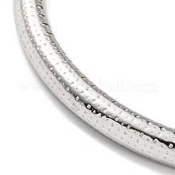 Bracciali semplici in acciaio inossidabile 304 anti-ossidazione&nbsp;BJEW-G686-02P