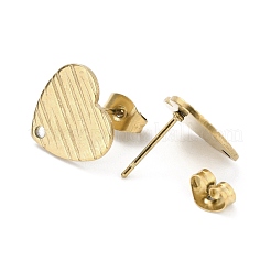 Ionenplattierung (IP) 304 Edelstahl Ohrstecker Zubehörse&nbsp;STAS-I183-03B-G