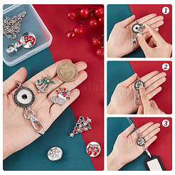 DIY austauschbares Weihnachts-Büro-Schlüsselband&nbsp;DIY-SC0022-03