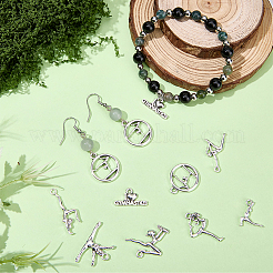 80 pendentif en alliage de style tibétain sur le thème du sport&nbsp;FIND-BM0001-59