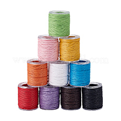 10 Rolle gewachste Nylonschnur in 10 Farben&nbsp;DIY-WH0656-17B