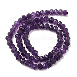 Chapelets de perles en améthyste naturelle&nbsp;GG-CBA59DD-A01-4x6mm