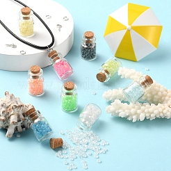 Kit de fabrication de collier pendentif bouteille bricolage souhaitant&nbsp;DIY-YW0005-80