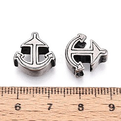 Perlen aus Edelstahl 304 im europäischen Stil mit großem Loch&nbsp;STAS-T072-122AS
