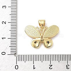 Colgante micropavé cubic zirconia de latón&nbsp;KK-D426-03G