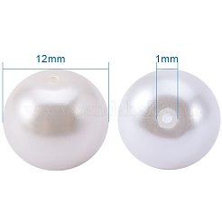 Perle tonde di perle di vetro tinte ecologiche&nbsp;HY-PH0001-12mm-RB011