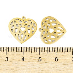 5 pendentif en acier inoxydable 201&nbsp;LS-STAS-MO56-02B-G