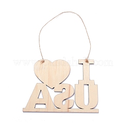 Densità bordo in legno ornamento da parete pendenti placca&nbsp;LS-HJEW-C004-17