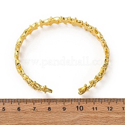 Messing Stulpearmbänder für Frauen&nbsp;BJEW-F514-02G