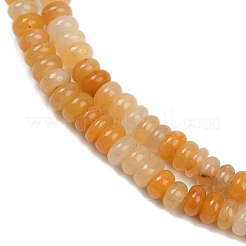 2 Strang natürliche Topas-Jadeperlenstränge&nbsp;G-PA0001-24B