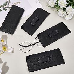 Étui à lunettes rectangulaire en cuir PU&nbsp;DIY-CN0004-08