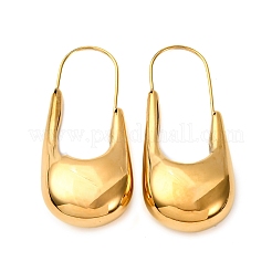 Pendientes de aro de acero inoxidable 304&nbsp;EJEW-K315-04G