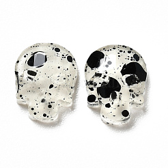 Harz-Cabochons mit Punktmuster&nbsp;MRMJ-G015-10