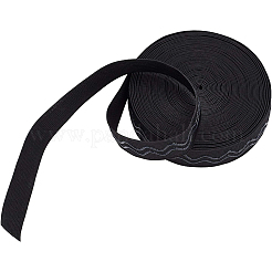 Elastico antiscivolo in silicone antiscivolo in poliestere&nbsp;SRIB-WH0006-22A-01
