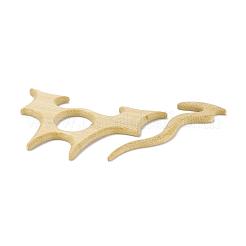Broches en bois de ptérosaure&nbsp;JEWB-C010-01