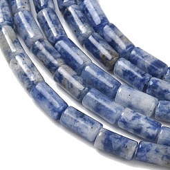 Natürliche blaue Fleck Jaspis Perlen Stränge&nbsp;GG-B091-A25-01