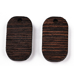 Anhänger aus natürlichem Wengeholz&nbsp;WOOD-T023-71B-01