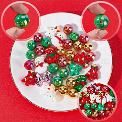 Weihnachtsmotiv Acrylperlen Set&nbsp;OACR-SP0001-20A