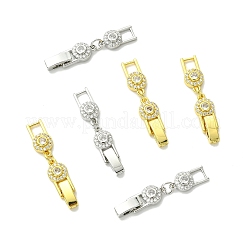 6 fermoir pliant en laiton et strass bicolore&nbsp;FIND-CJ0005-97