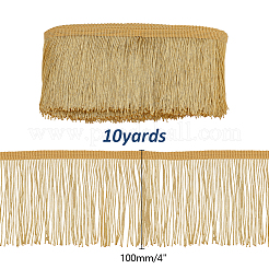 Garnitures en dentelle de polyester&nbsp;SRIB-WH0011-425A