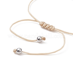3 Uds. Juego de pulseras de cuentas trenzadas de amatista natural de 3 estilos&nbsp;BJEW-JB09334-02