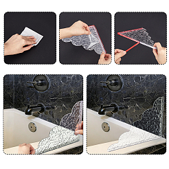 Pare-éclaboussures de douche en acrylique&nbsp;AJEW-WH0077-136A