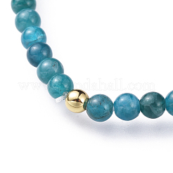 Bracelets extensibles apatite naturelle&nbsp;BJEW-JB04556-02