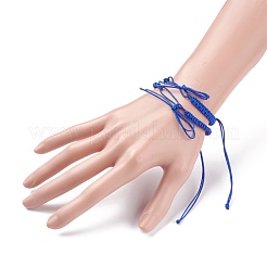 Fabrication de bracelet tressé en nylon 2pcs&nbsp;BJEW-JB07525-07