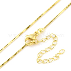 Halsketten mit Anhänger aus Messing mit klarem Zirkonia für Damen&nbsp;LS-NJEW-S430-03G-04