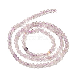 Facettierten natürlichen Amethyst Perlen Stränge&nbsp;G-RM241221-B42