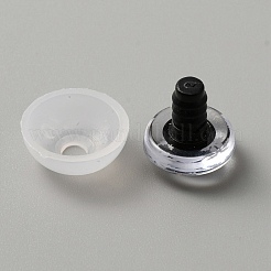 Sicherheitsaugen aus Schneeflockenharz&nbsp;DIY-WH0399-97A