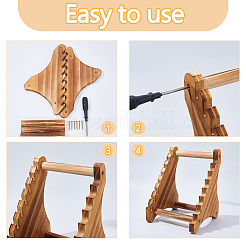 Ständer für Schwertständer aus Holz&nbsp;ODIS-WH0030-249