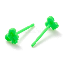 Aretes de plástico ecológicos&nbsp;EJEW-H120-01B