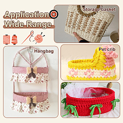 DIY Stricken Häkeln Holztasche Boden Shaper&nbsp;DIY-PH0010-24