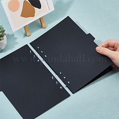 Cuaderno con hojas separadoras de índice y encuadernación en disco de plástico PVC&nbsp;KY-WH0036-121A-01