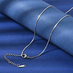 12 Stück Schlangenkette aus Edelstahl 304 für Damen und Herren&nbsp;NJEW-H093-19P-03