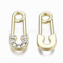 Legierung Kristall Strass Anhänger&nbsp;PALLOY-T067-193LG-RS