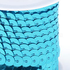 Perle di paillette in plastica ecologica&nbsp;PVC-Q092-6mm-11