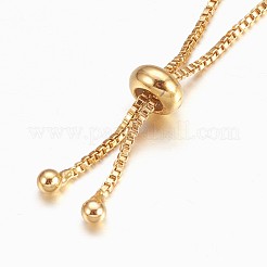 Verstellbare Messing-Bolo-Armbänder&nbsp;BJEW-K204-06-G